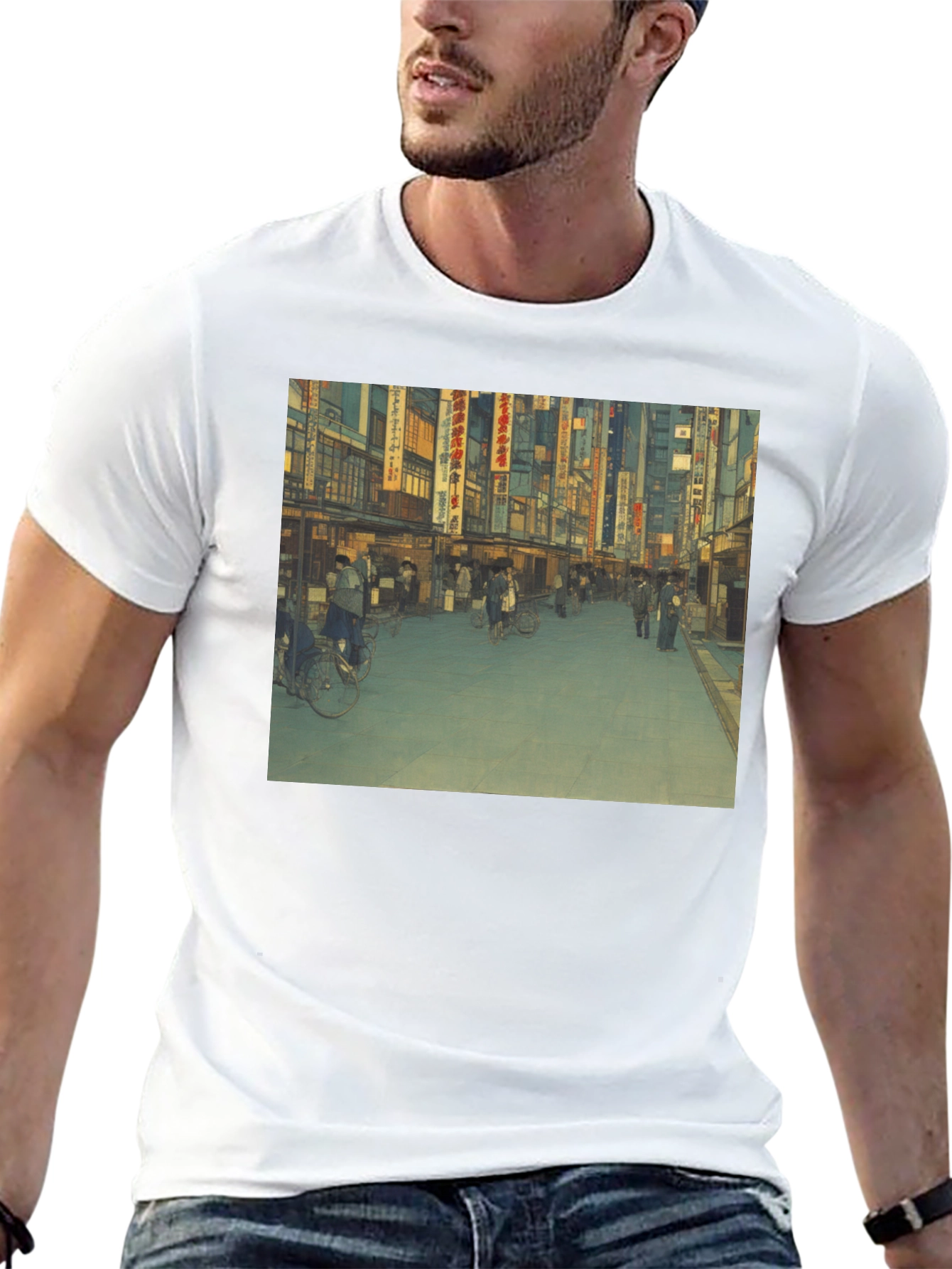 Retro Tokyo Streetwear T-Shirt