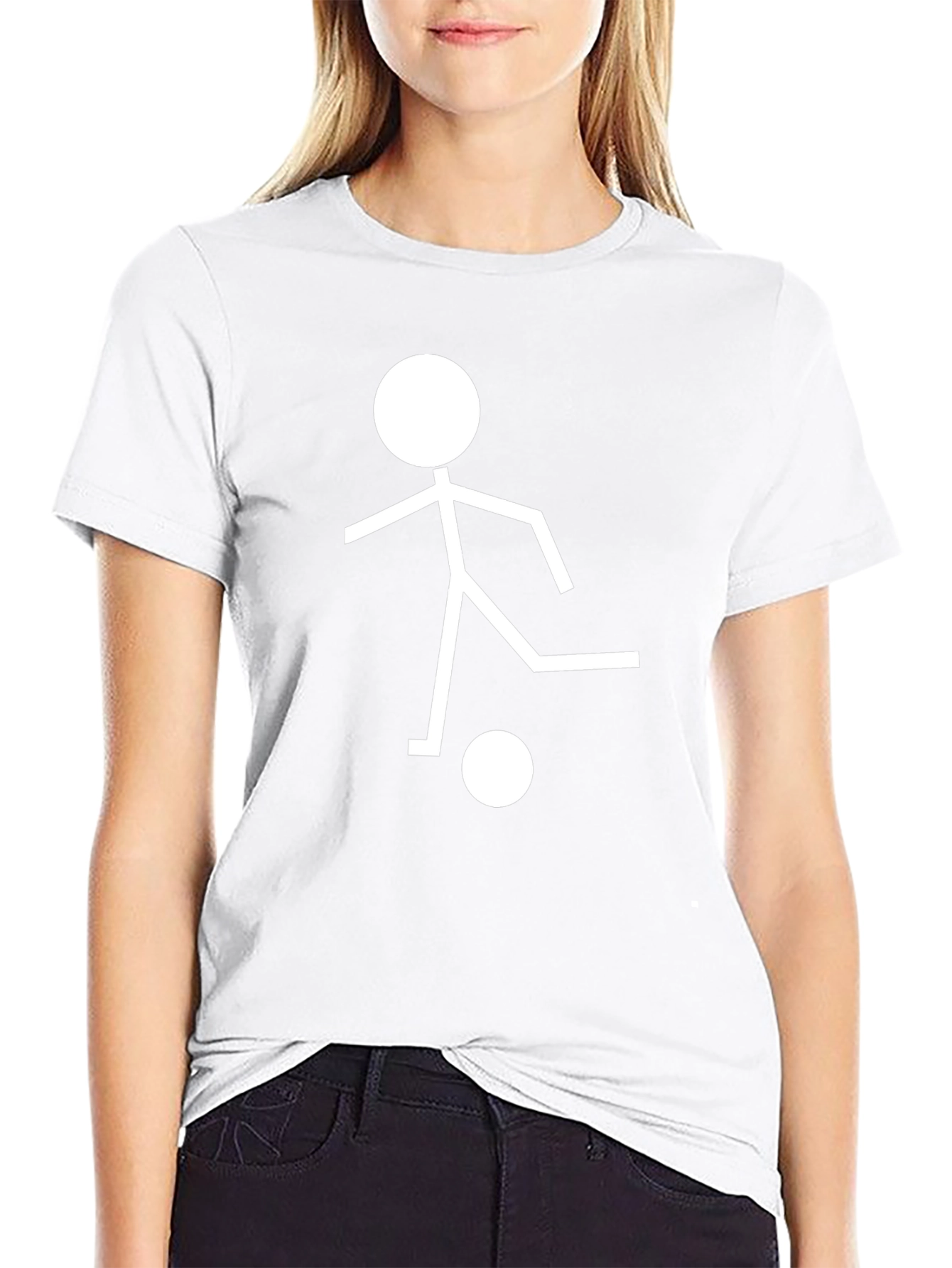 Soccer Stick Figure T-Shirt - Kick Some Fun!