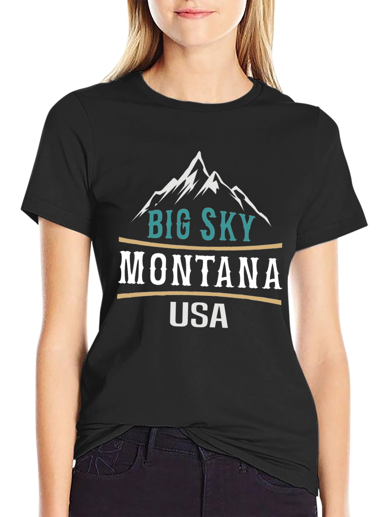 Big Sky Montana USA Graphic Tee