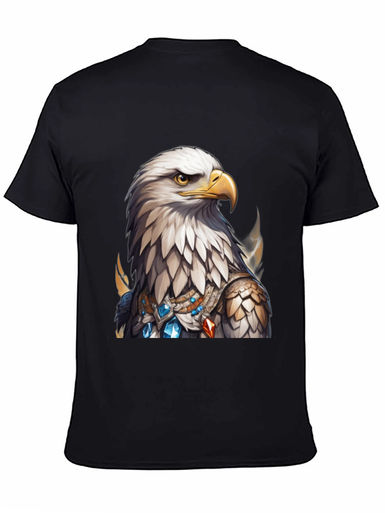 Eagle Warrior T-Shirt - Black Graphic Tee