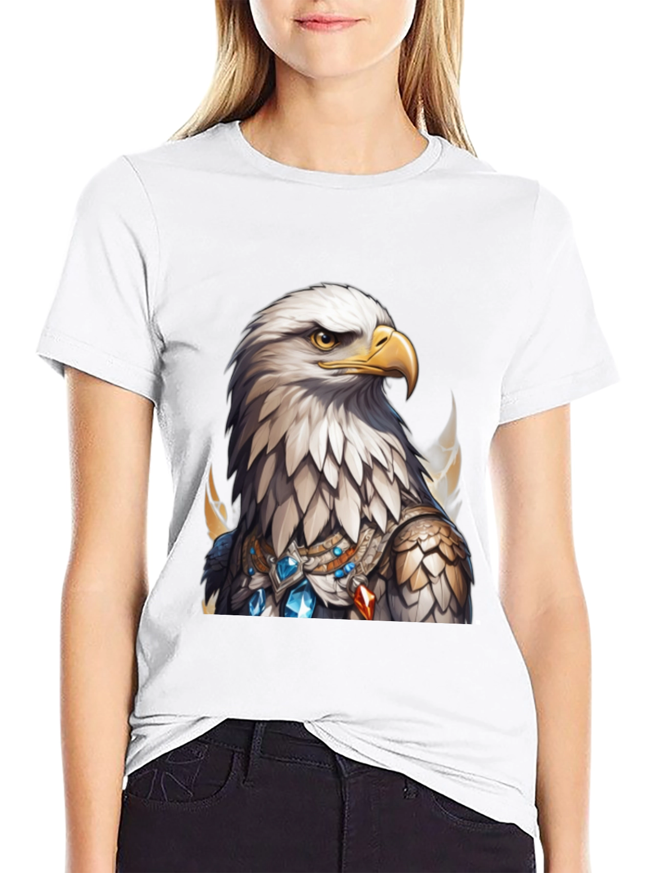 Eagle Warrior T-Shirt - Black Graphic Tee