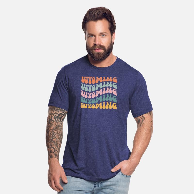 Wyoming State Wyomingite Pride Groovy Retro