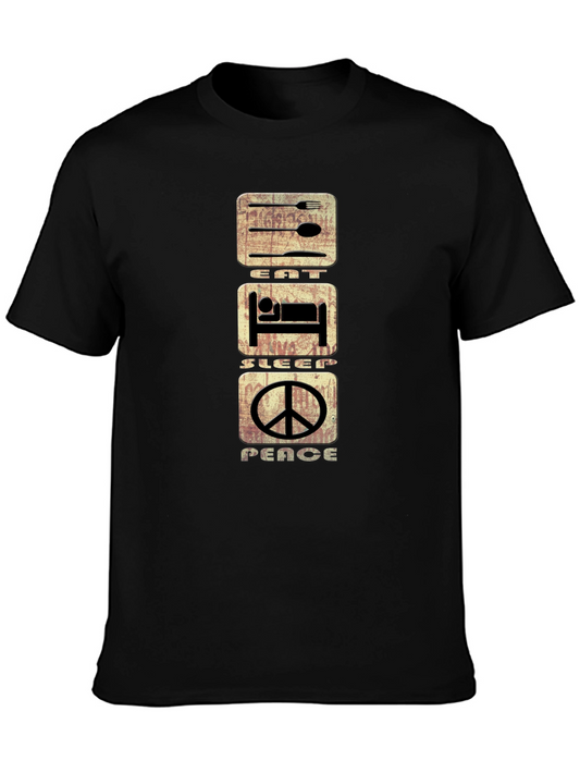 Eat Sleep Peace Graphic T-Shirt