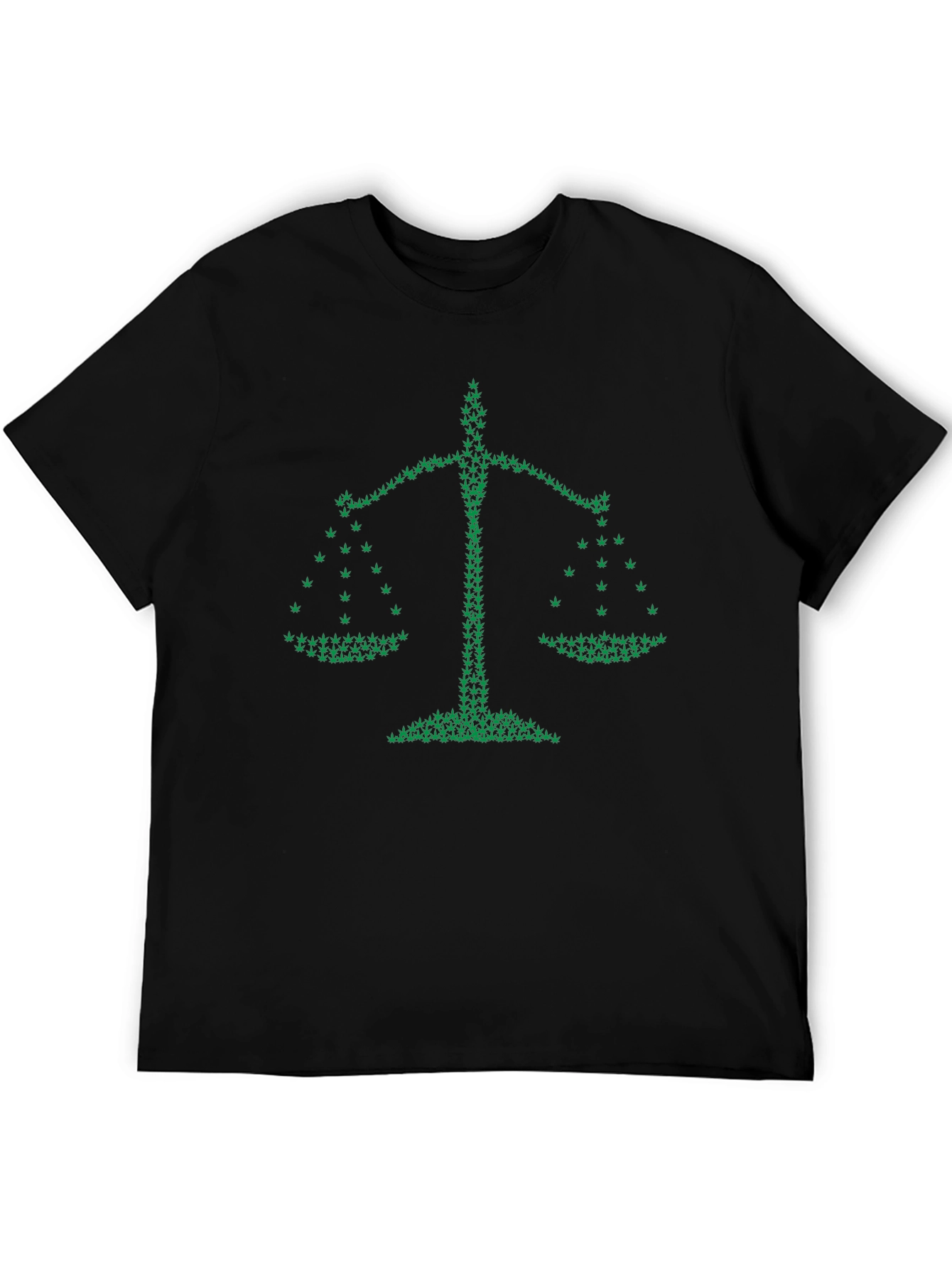 Cannabis Justice Scales Graphic Tee