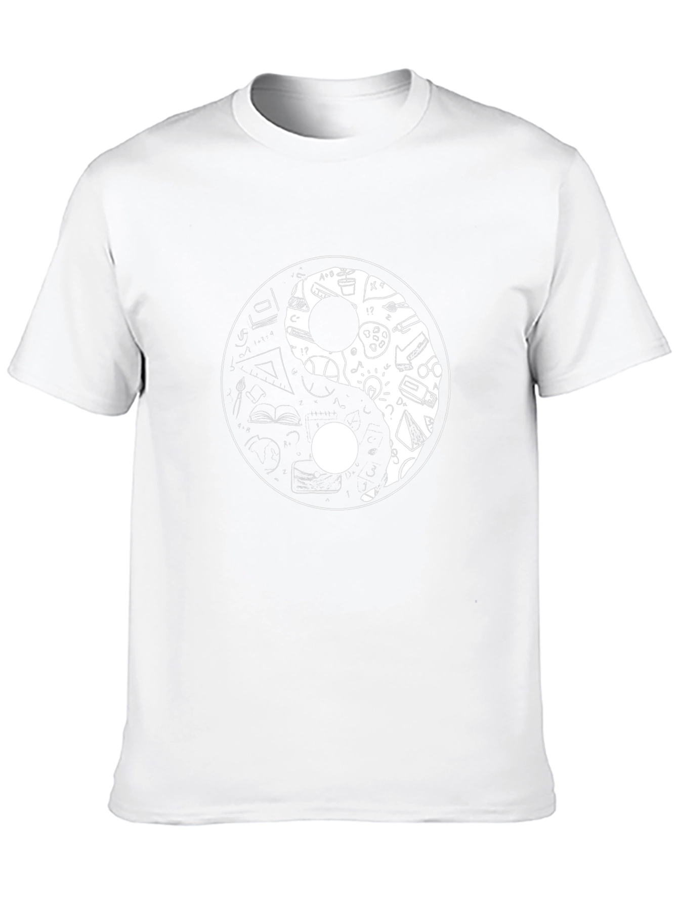 Yin Yang Education T-Shirt - Knowledge & Harmony