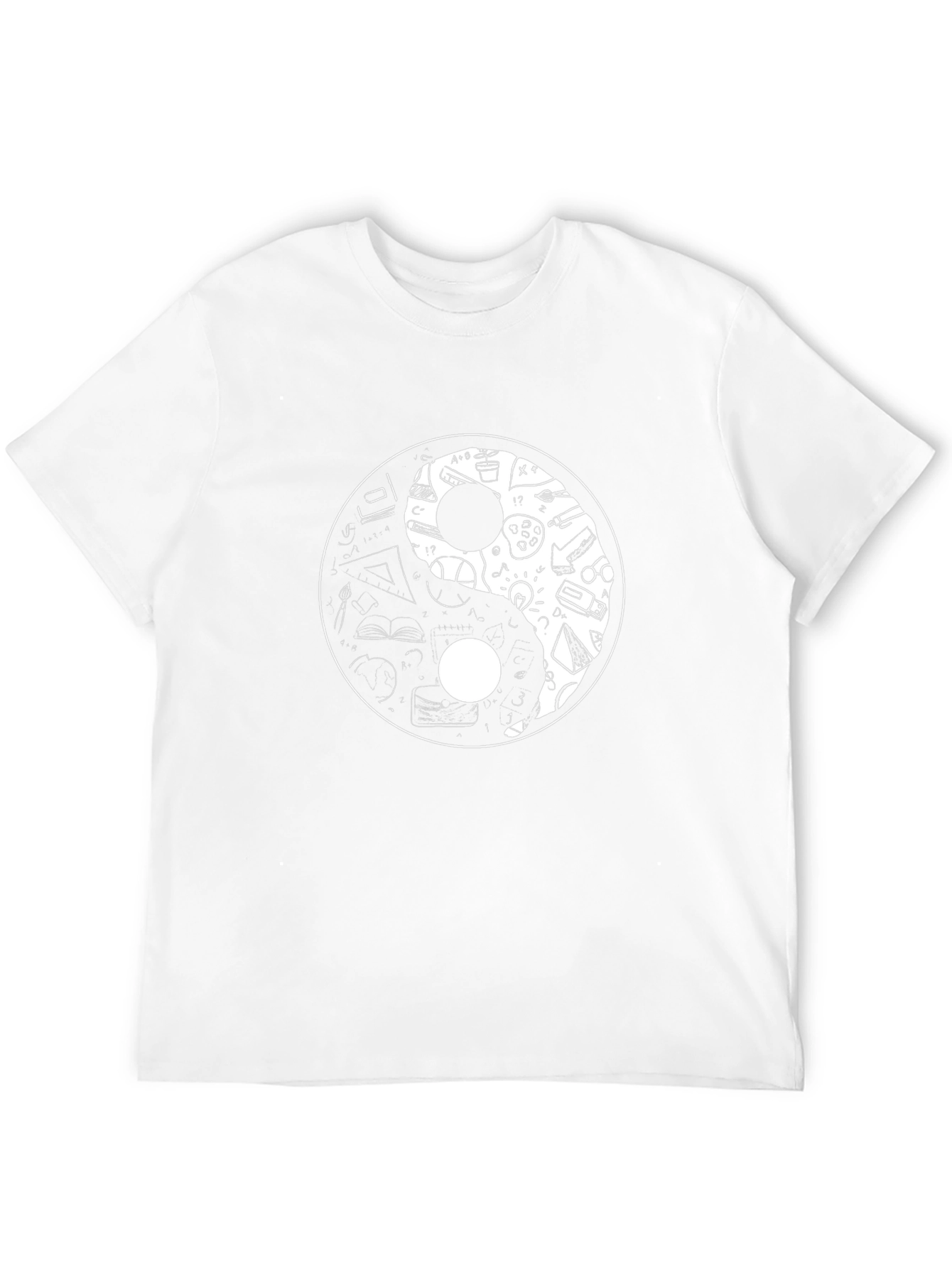 Yin Yang Education T-Shirt - Knowledge & Harmony