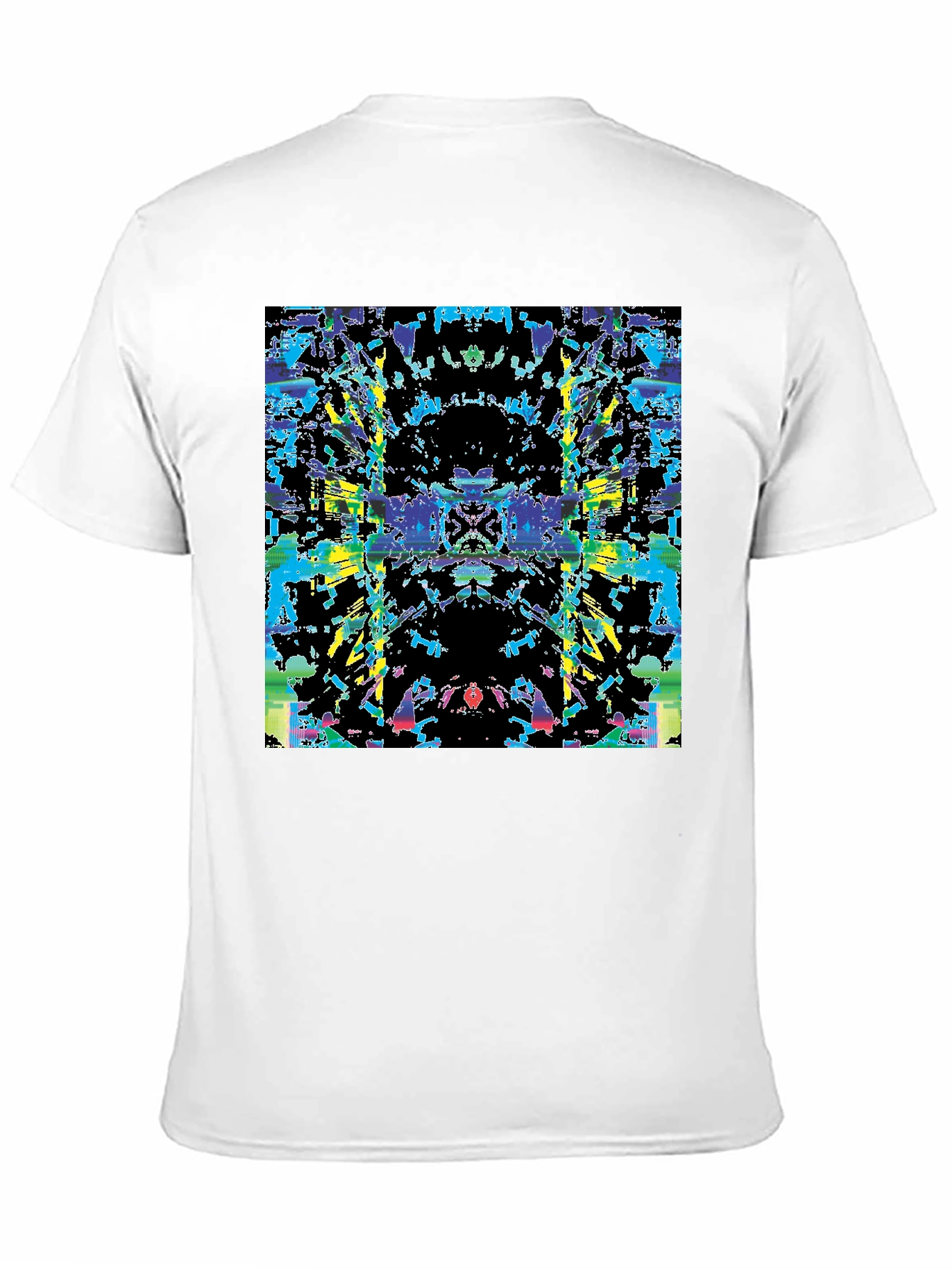 Abstract Rorschach Black T-Shirt