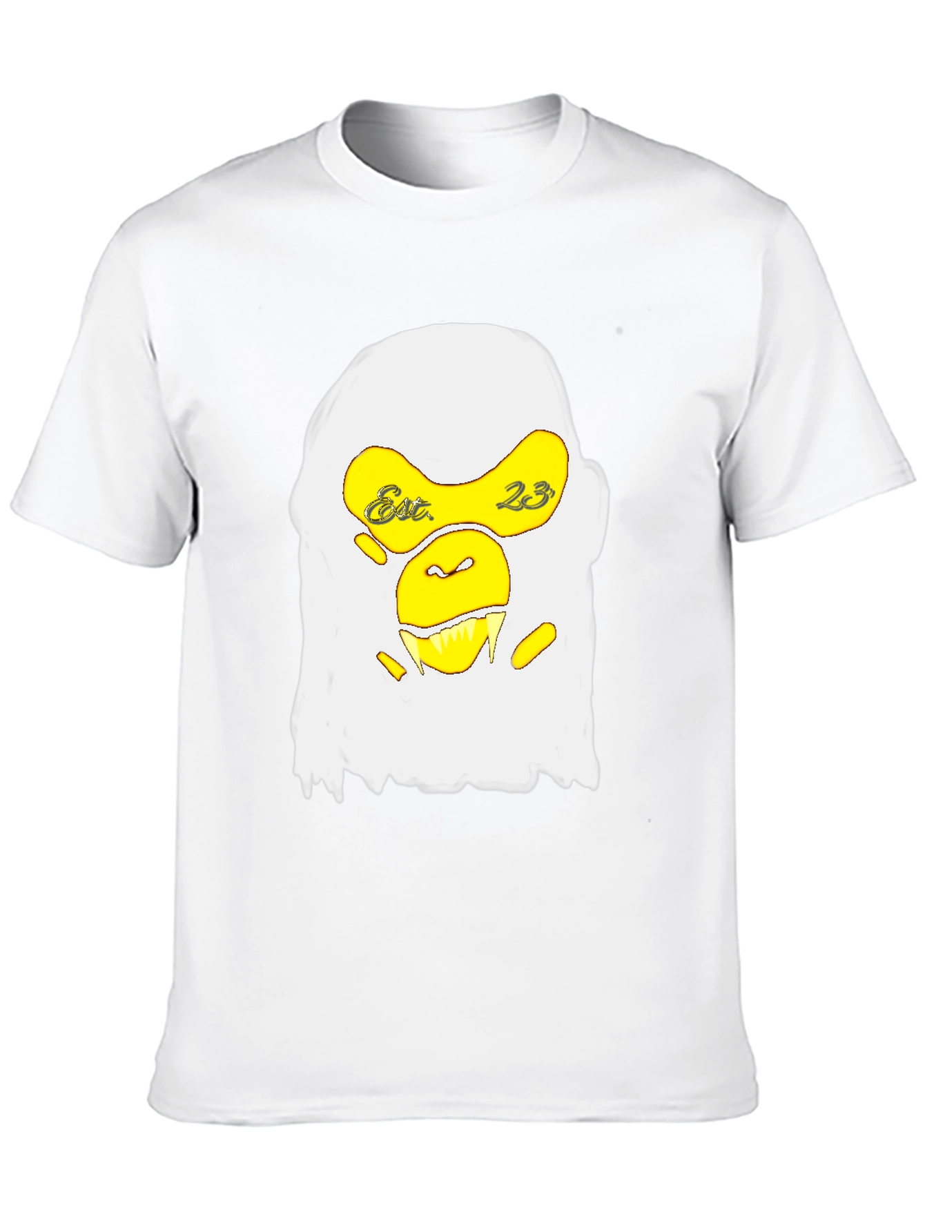 Graphic Tee - Monkey Design Black