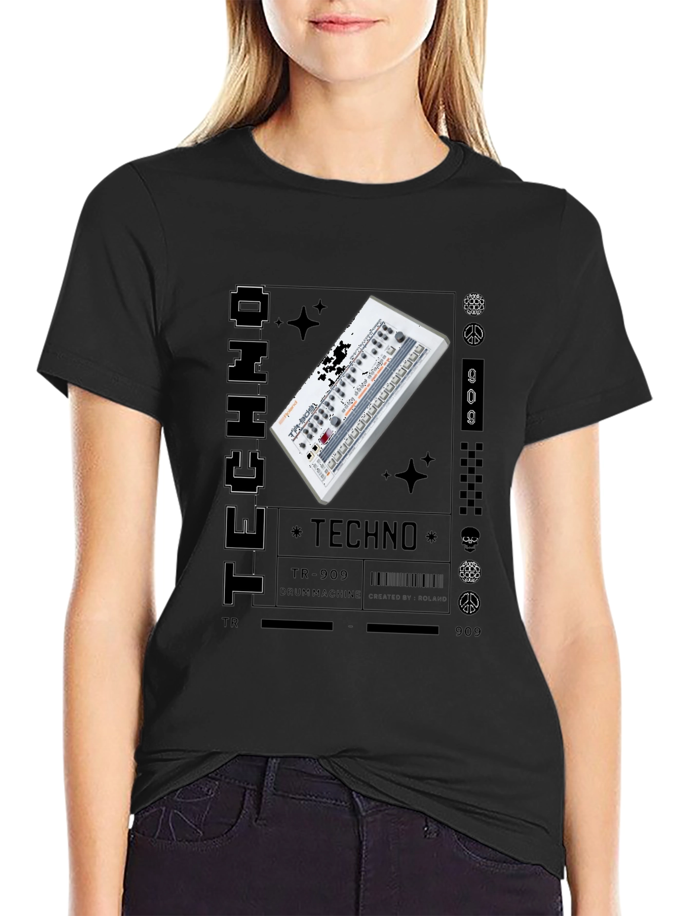 Techno Music Graphic T-Shirt