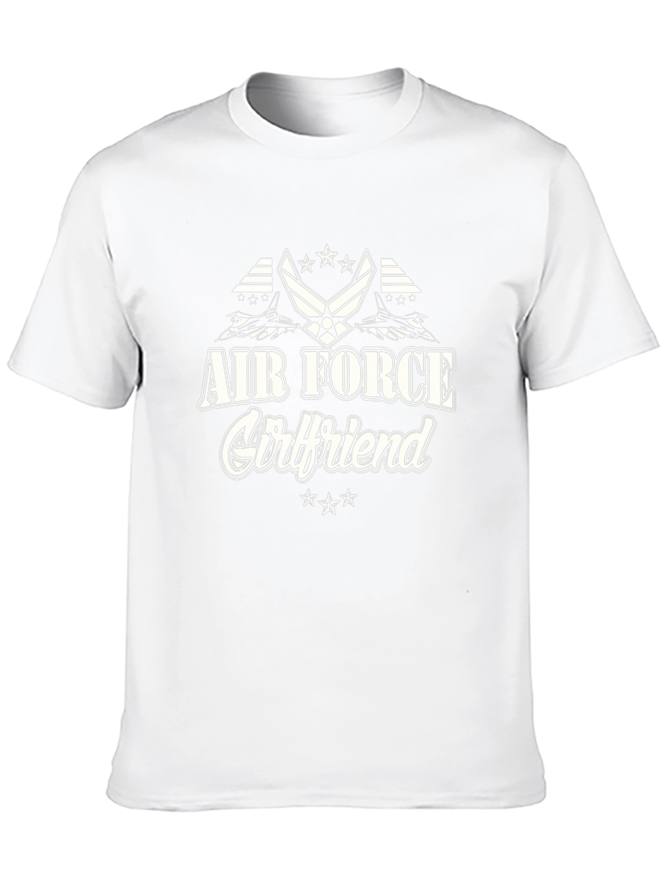 Air Force Girlfriend Graphic Tee - Black