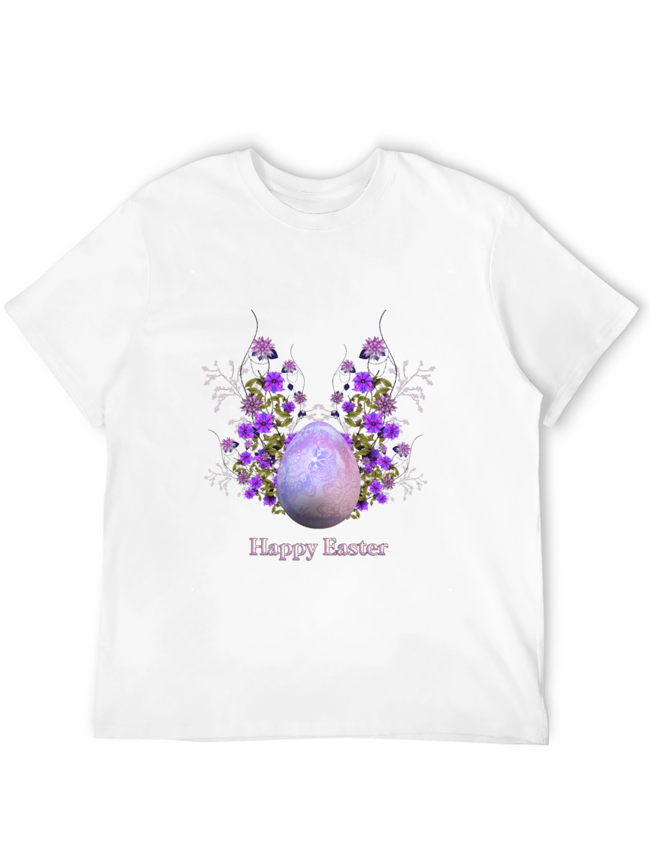 Happy Easter Egg Floral T-Shirt