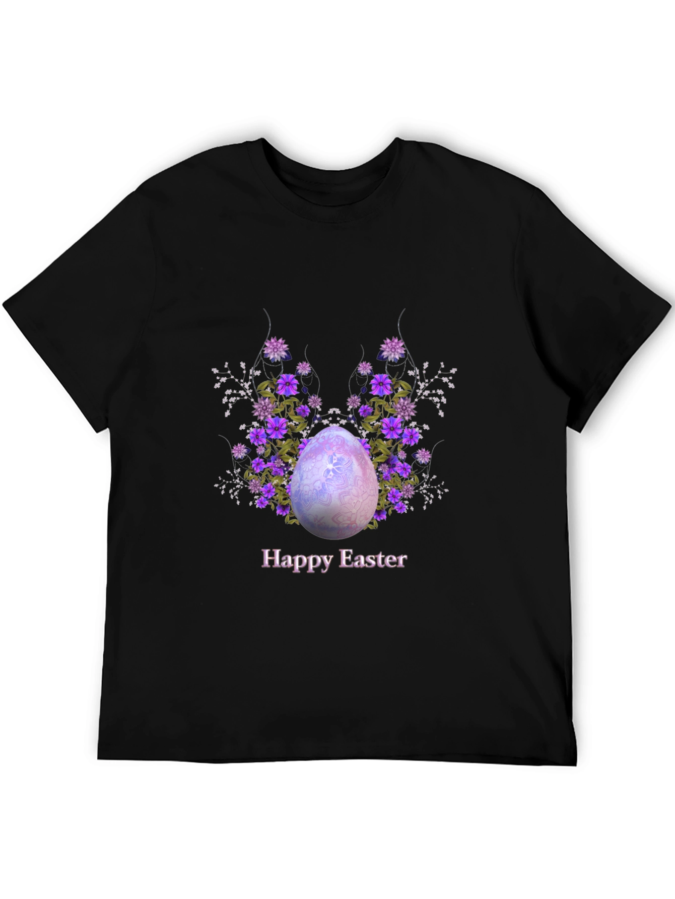 Happy Easter Egg Floral T-Shirt