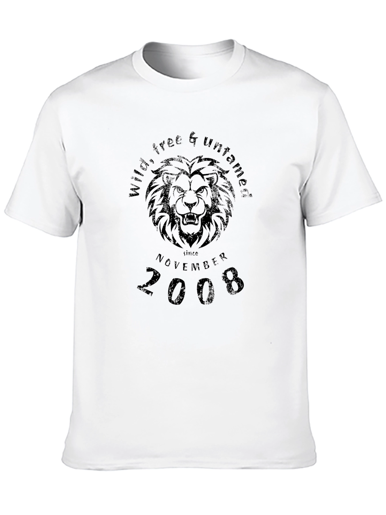 Wild & Untamed Lion Graphic T-Shirt