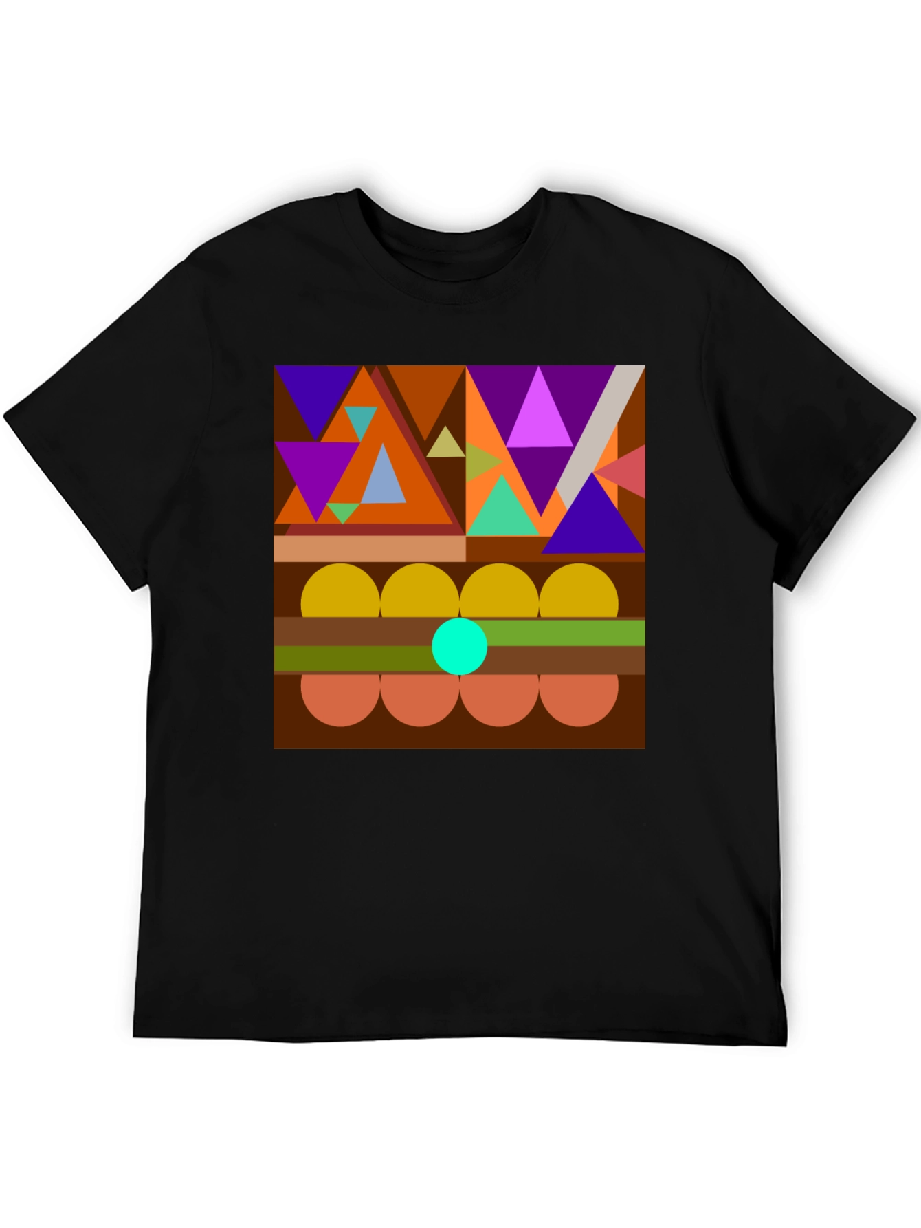 Geometric Graphic Tee - Bold & Unique Design