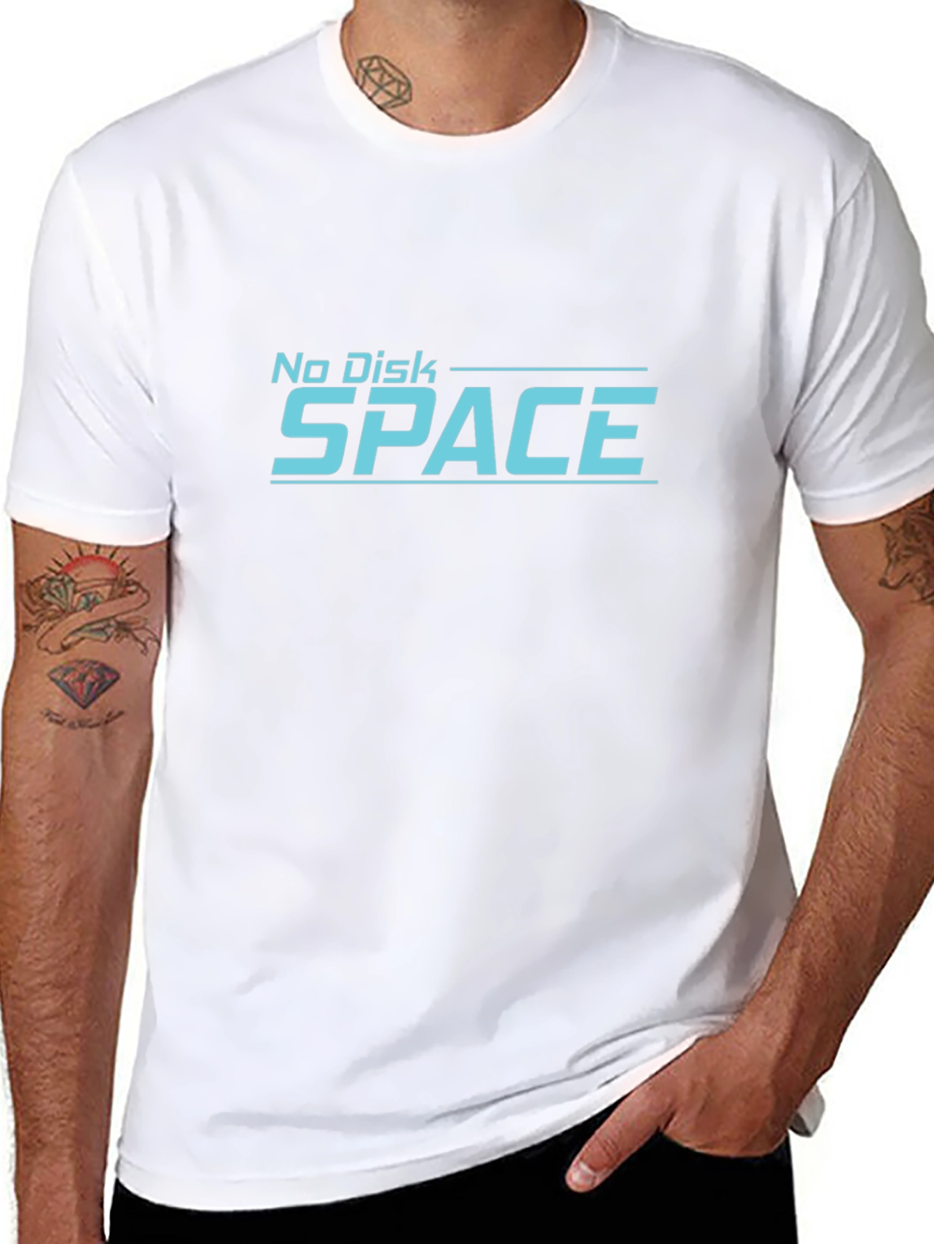 No Disk Space T-Shirt - Gamer Humor Tee