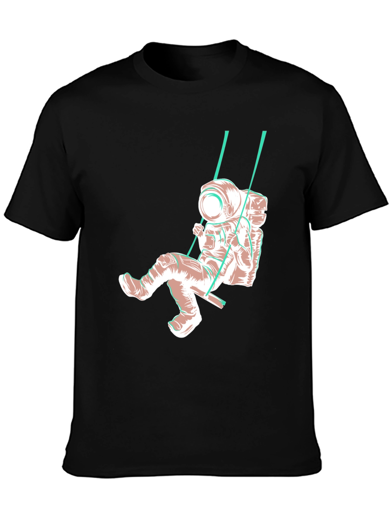 Astronaut Swing T-Shirt - Unique Graphic Tee