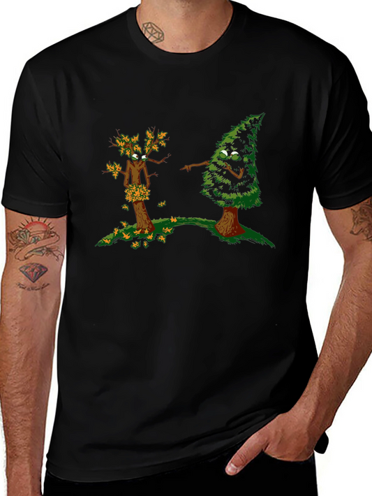 Funny Tree Pun Graphic T-Shirt