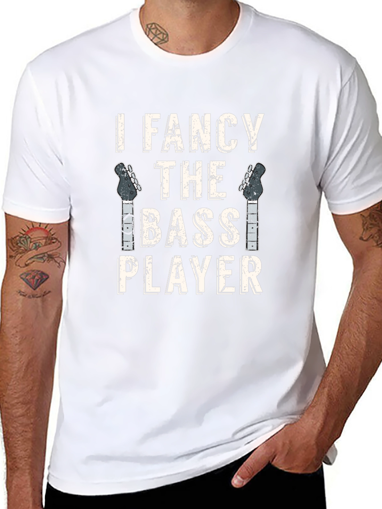 I Fancy The Bass Player Graphic T-Shirt