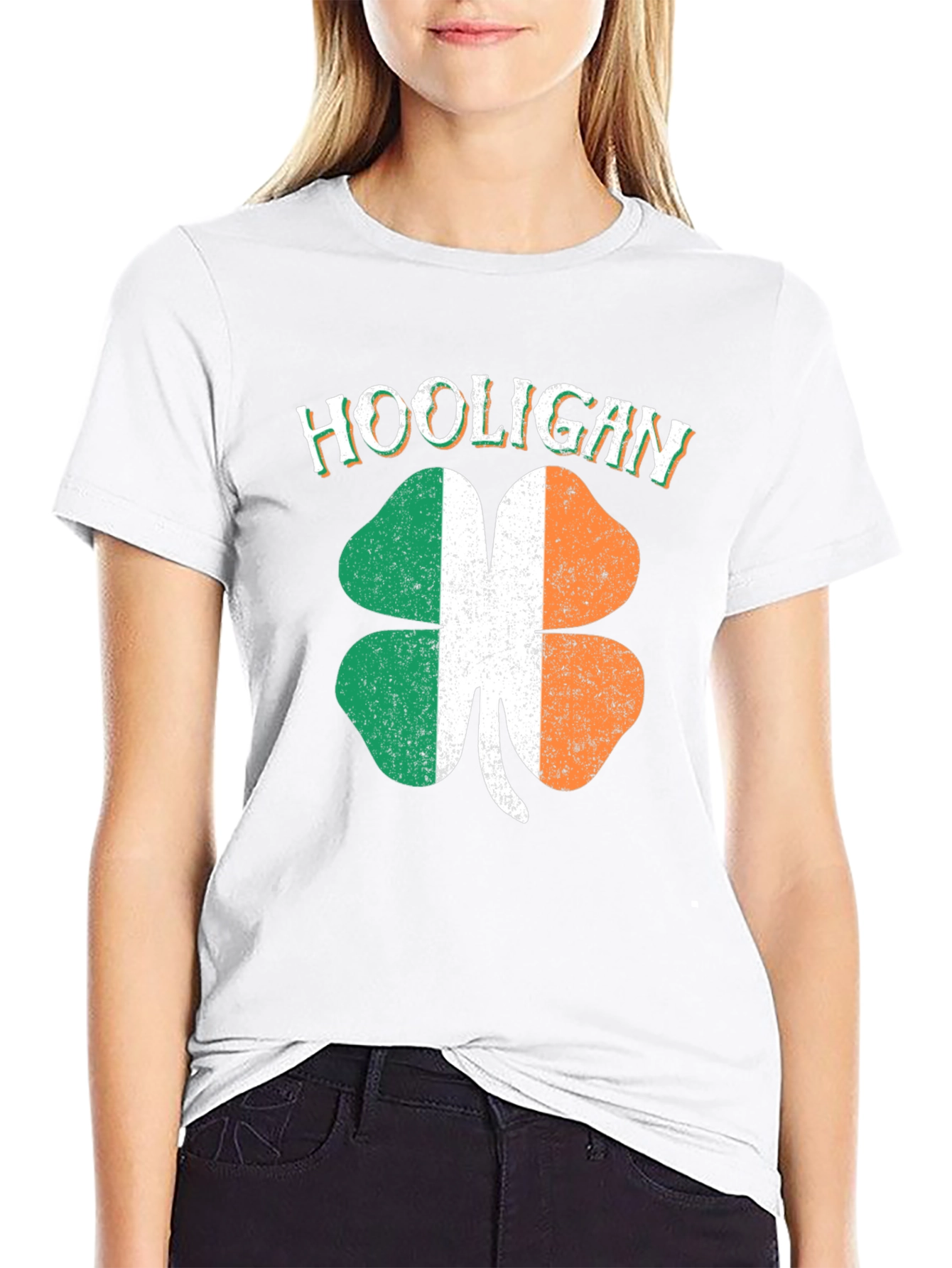 Irish Hooligan Shamrock Graphic Tee - St. Patricks Day