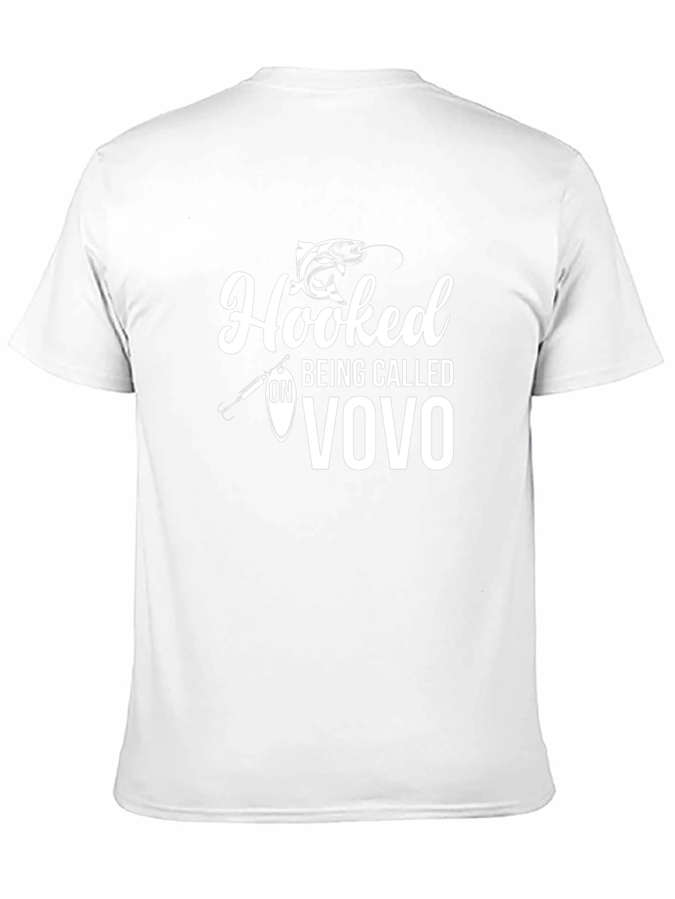 Hooked On Being Called Vovo Black T-Shirt