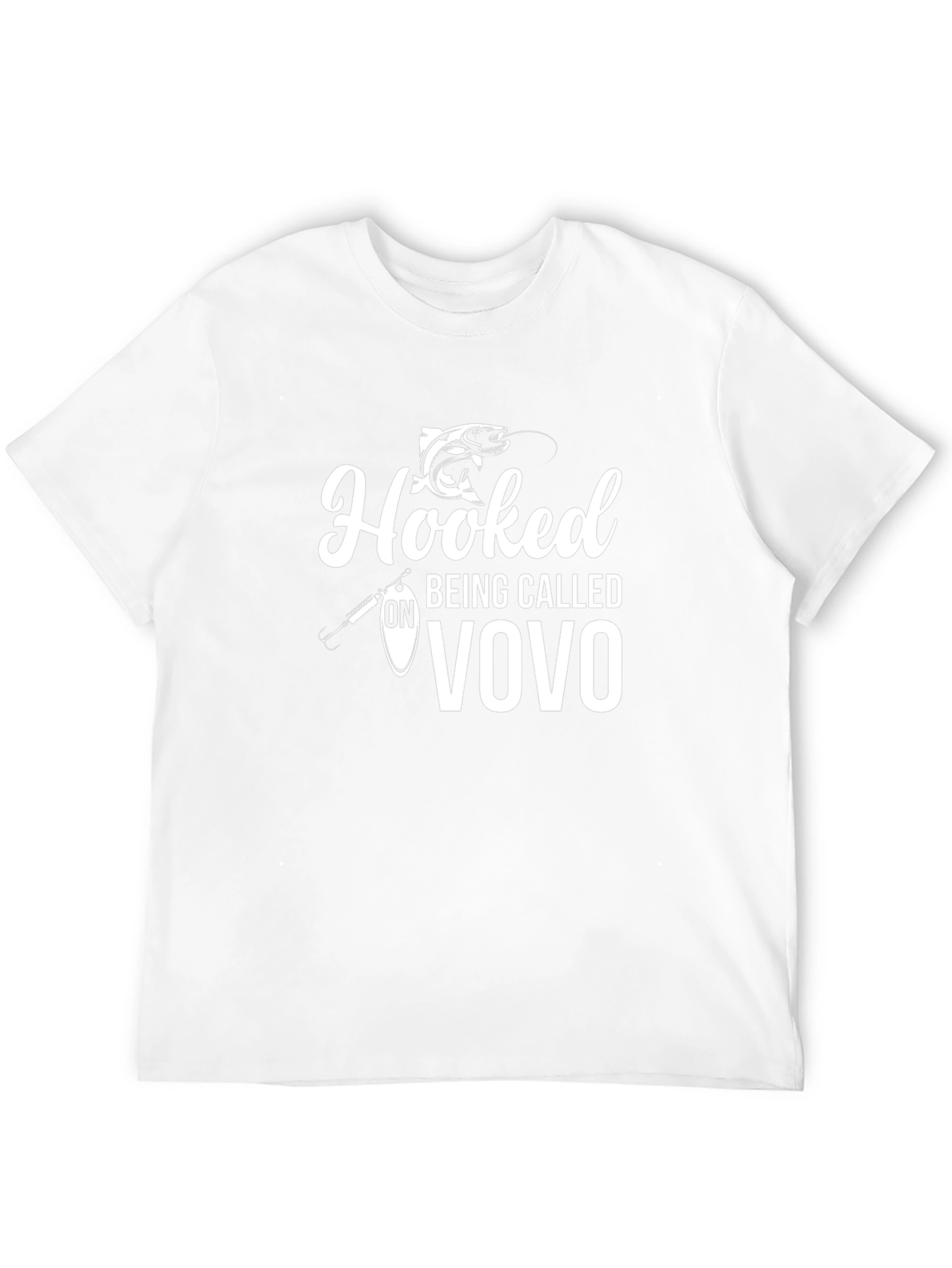 Hooked On Being Called Vovo Black T-Shirt