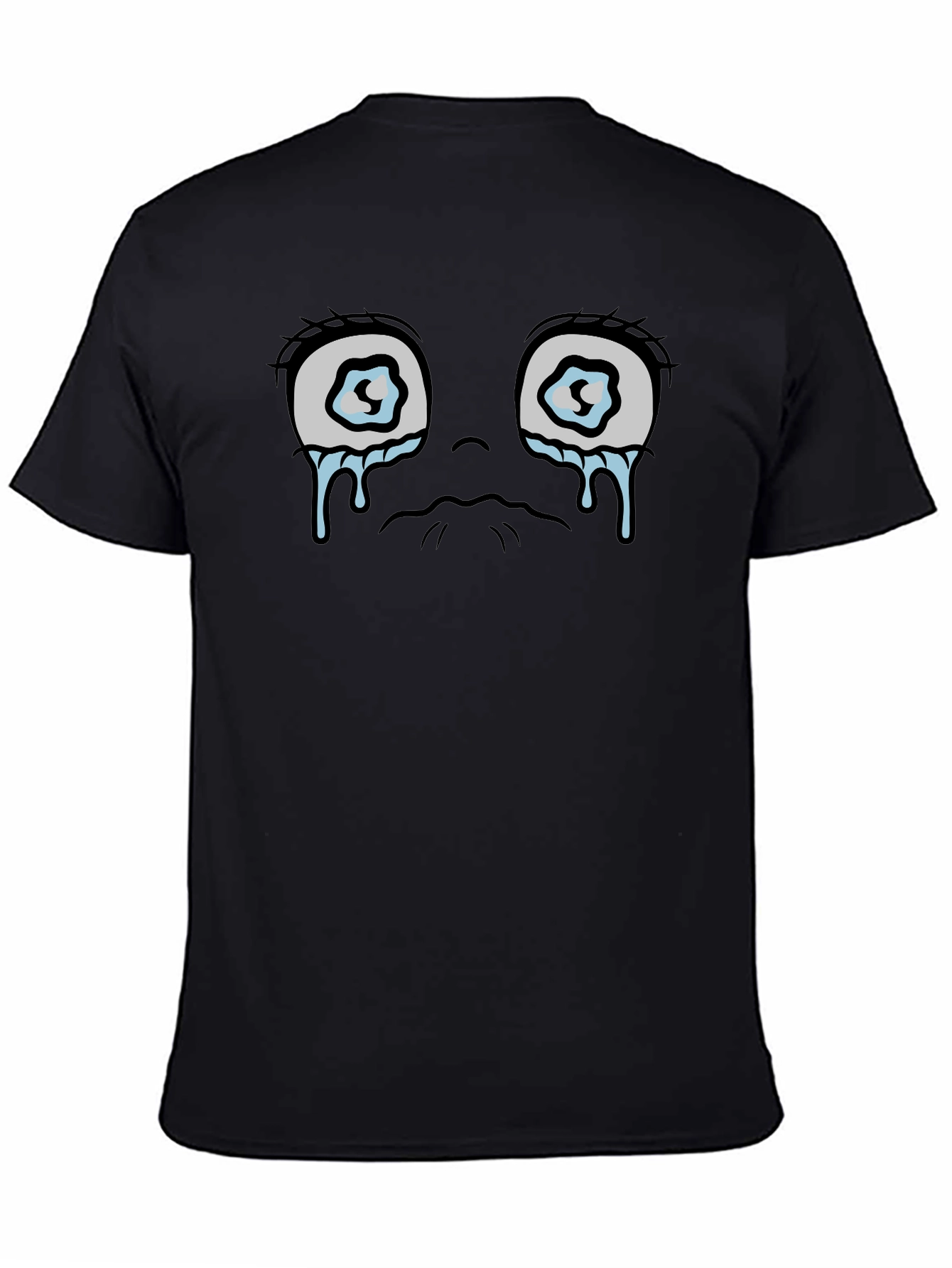 Sad Anime Eyes Graphic T-Shirt - Unisex