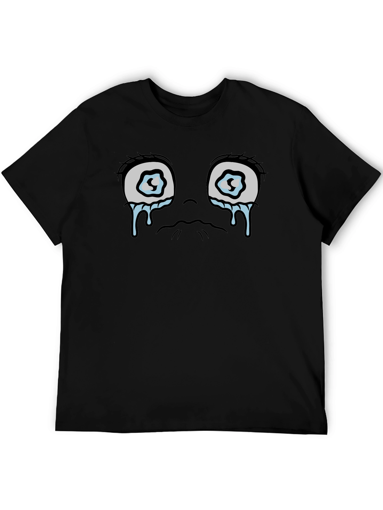 Sad Anime Eyes Graphic T-Shirt - Unisex