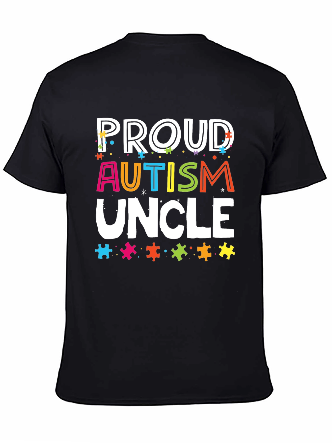 Proud Autism Uncle T-Shirt