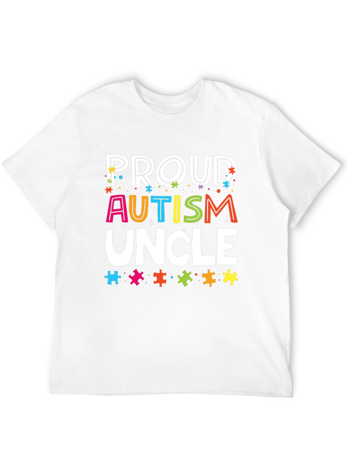 Proud Autism Uncle T-Shirt