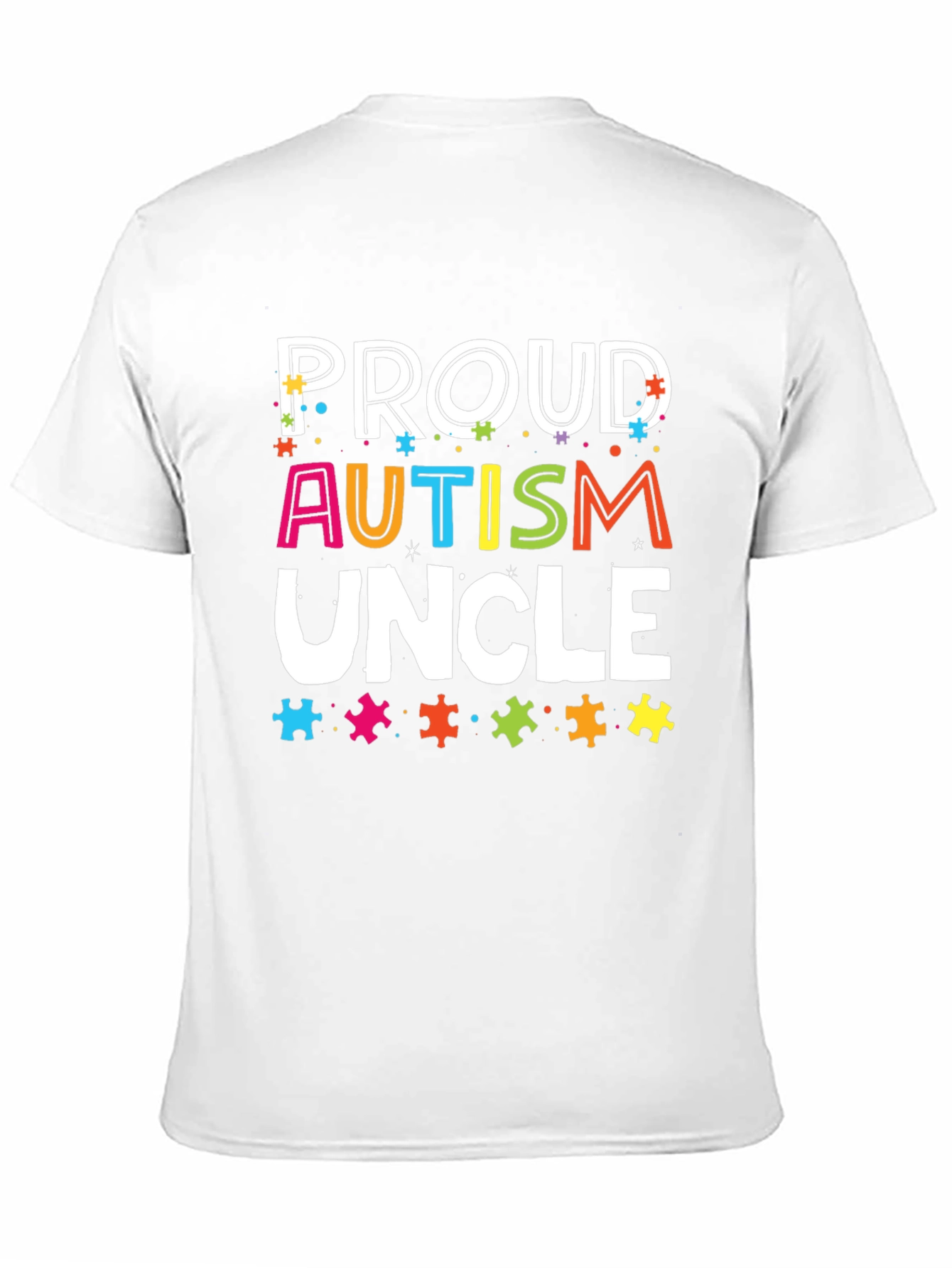 Proud Autism Uncle T-Shirt