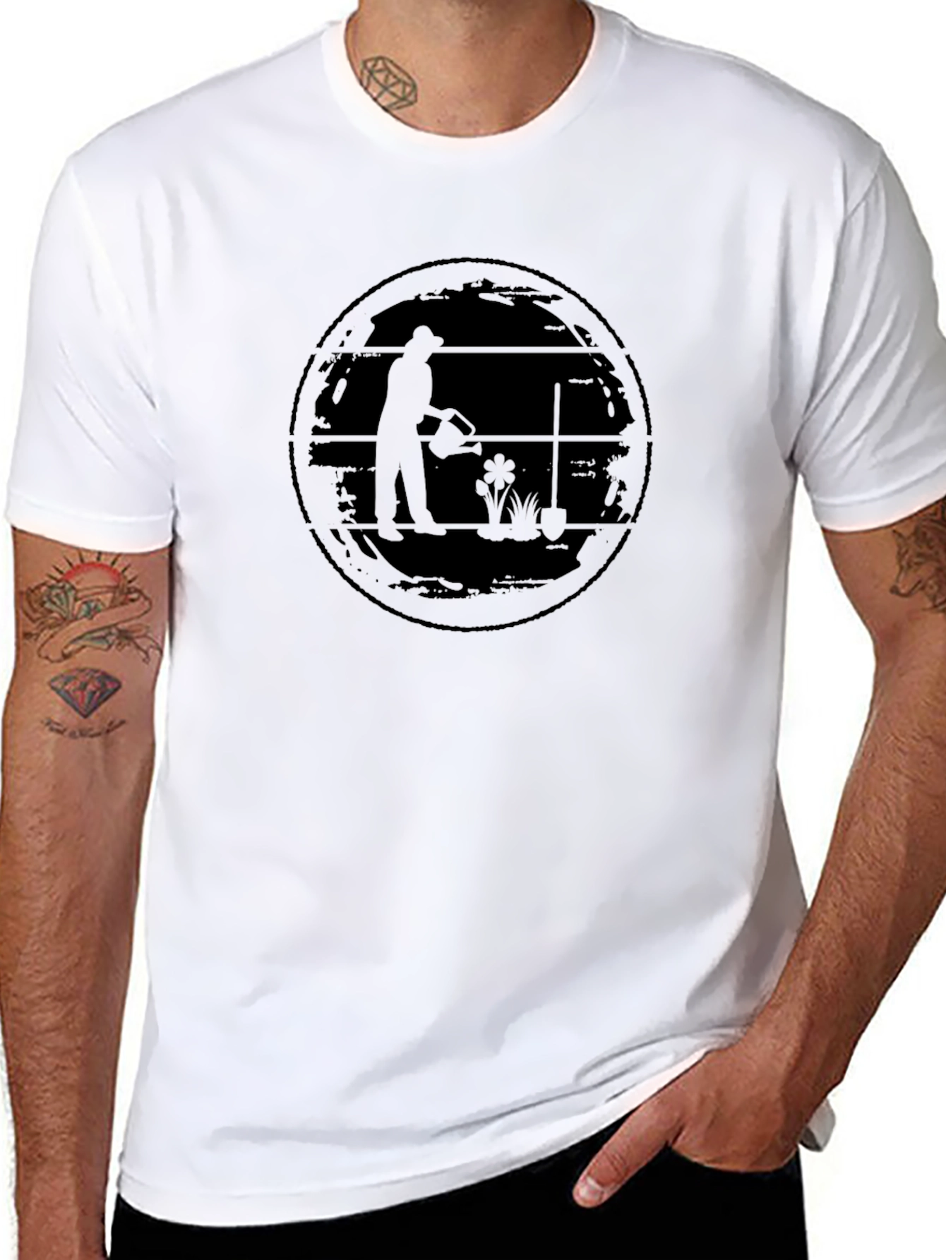 Gardener Graphic T-Shirt - Black