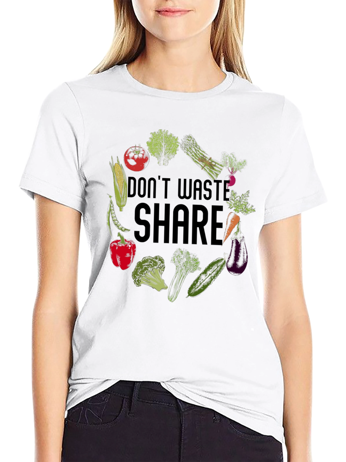 Eco-Friendly Veggie Graphic Tee