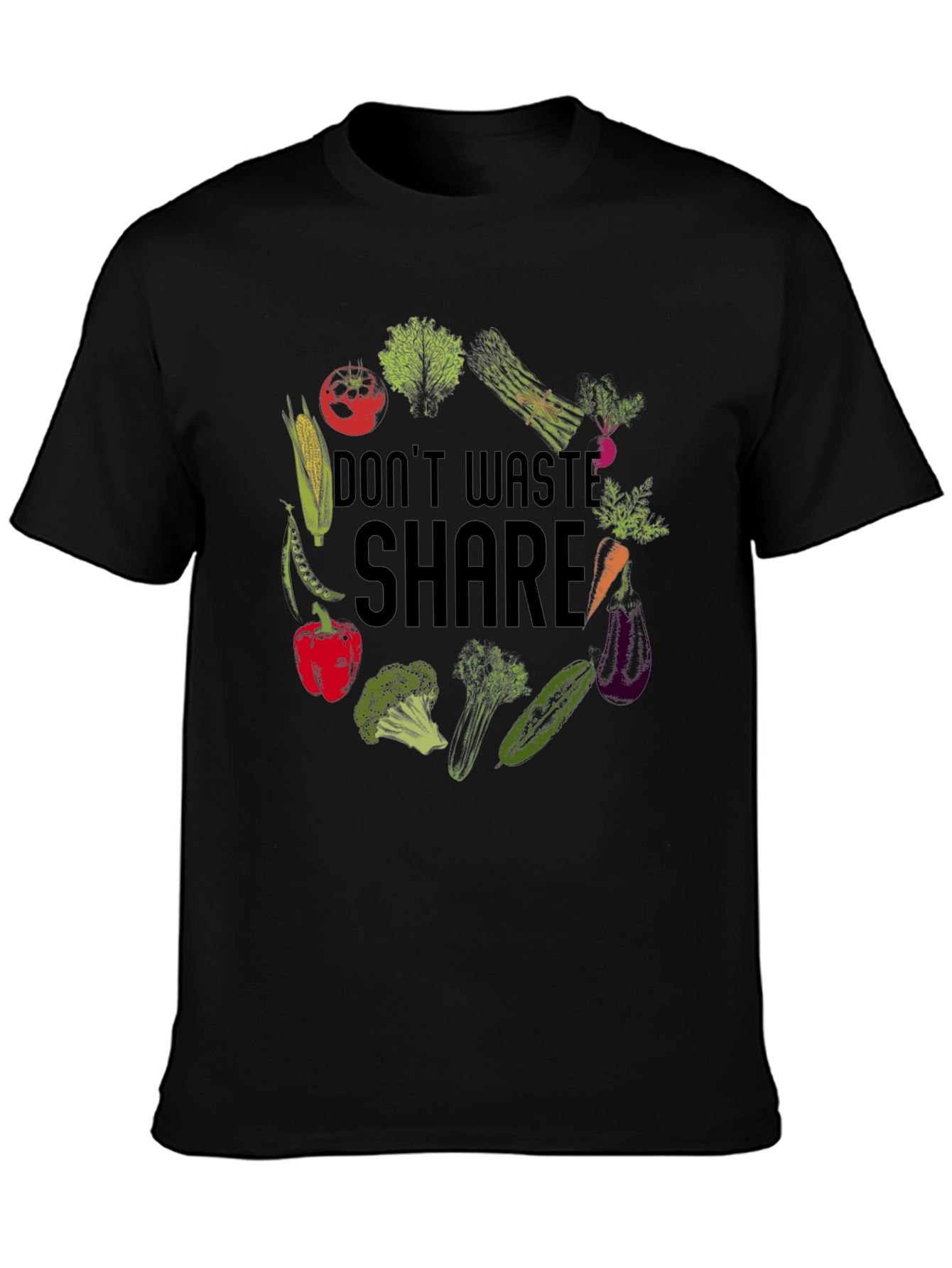 Eco-Friendly Veggie Graphic Tee