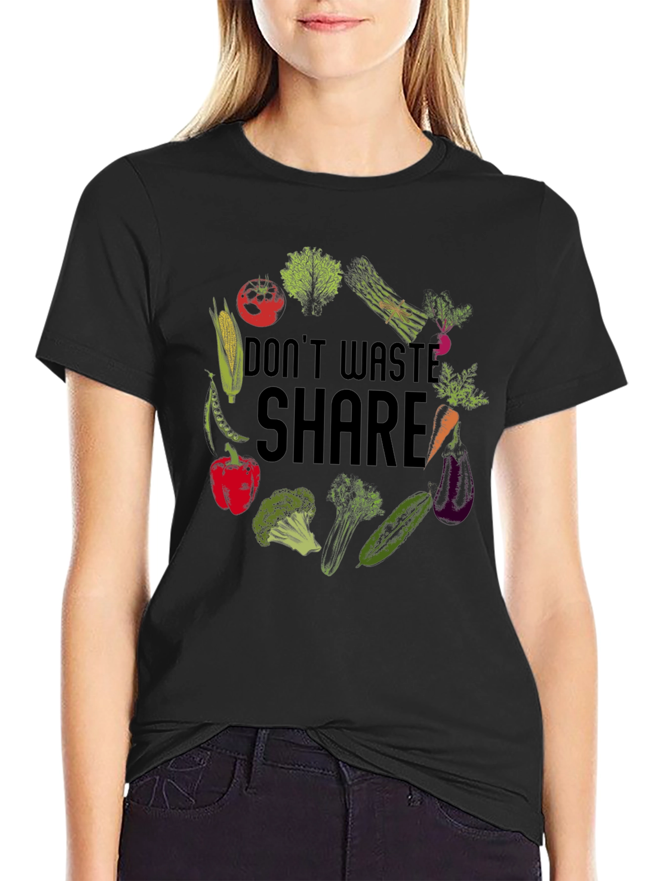 Eco-Friendly Veggie Graphic Tee