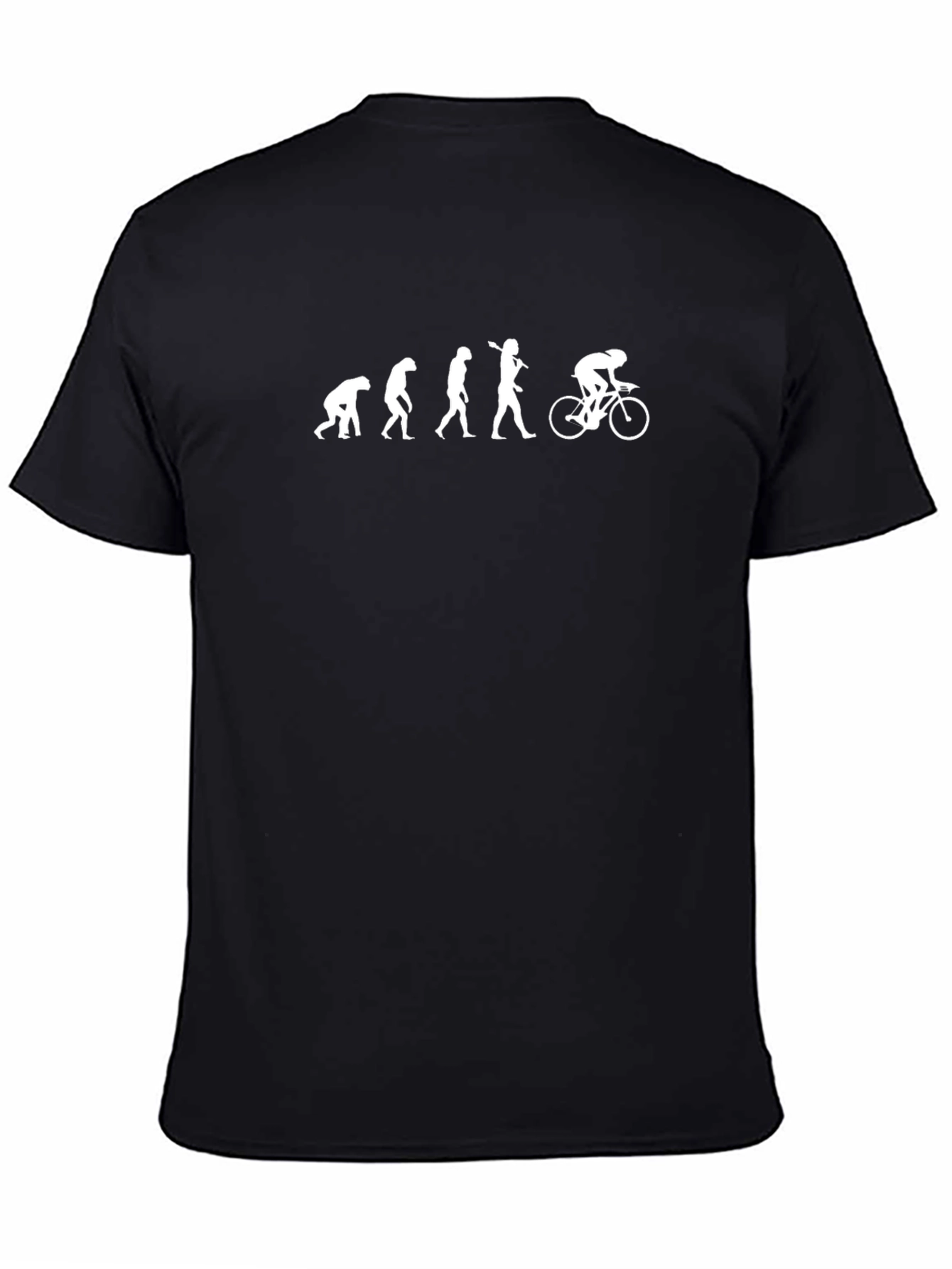 Cycling Evolution Black T-Shirt