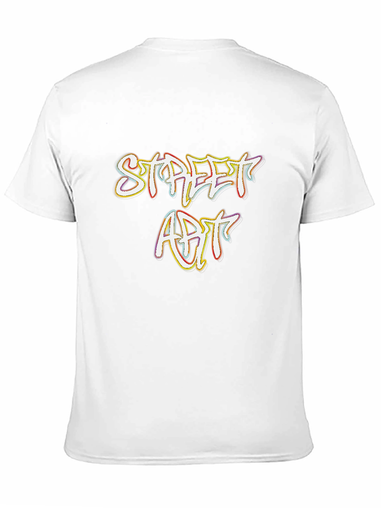 Street Art Graphic Print Black T-Shirt