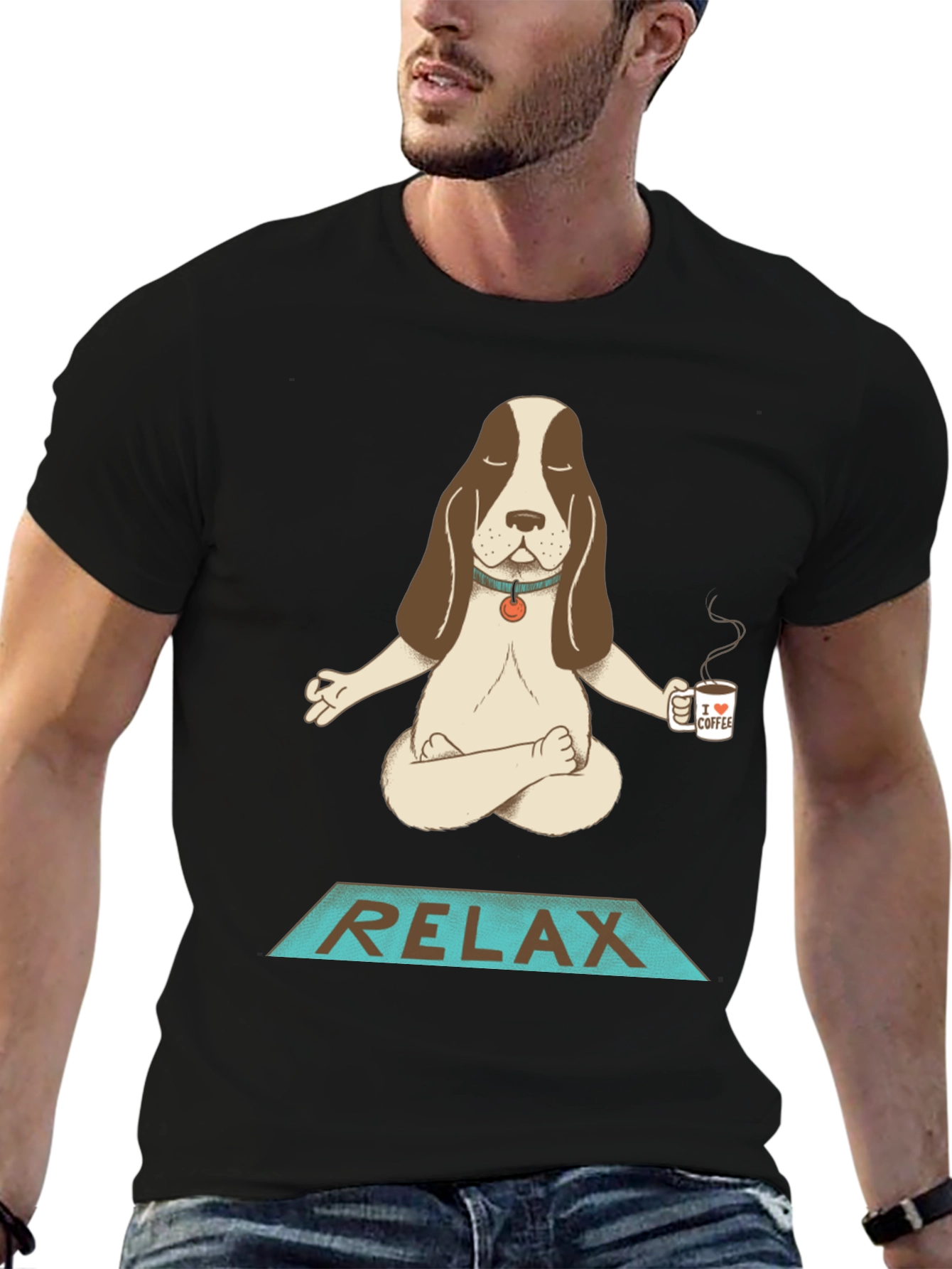 Relax Dog Meditation T-Shirt