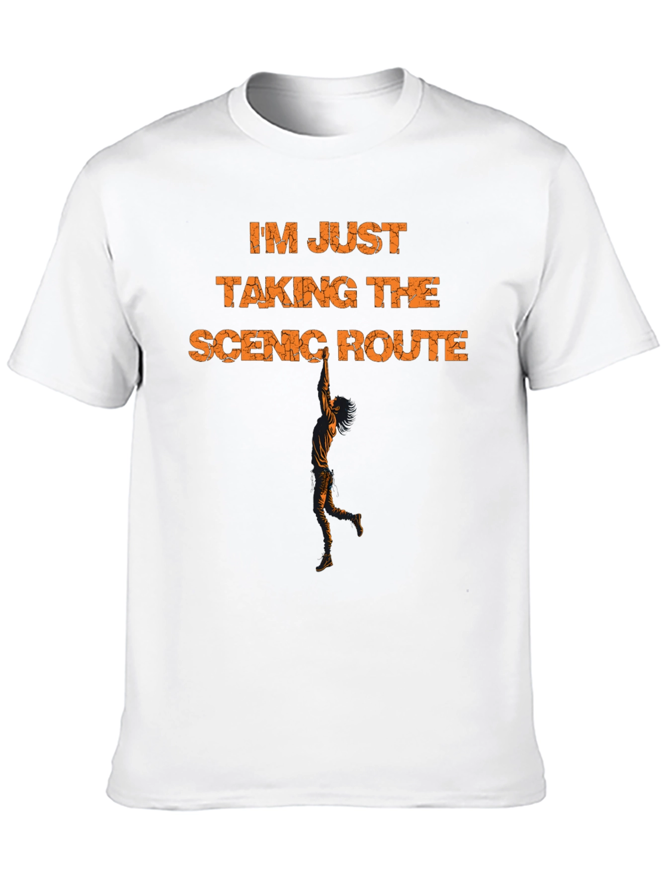 Scenic Route Graphic Tee - Black Cotton Blend