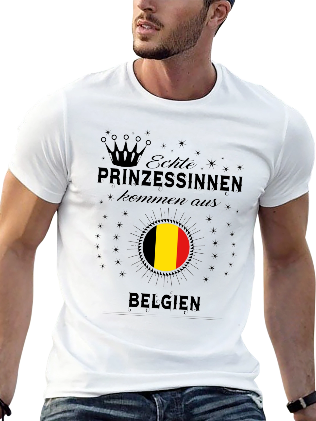 Belgien Princess T-Shirt - Black