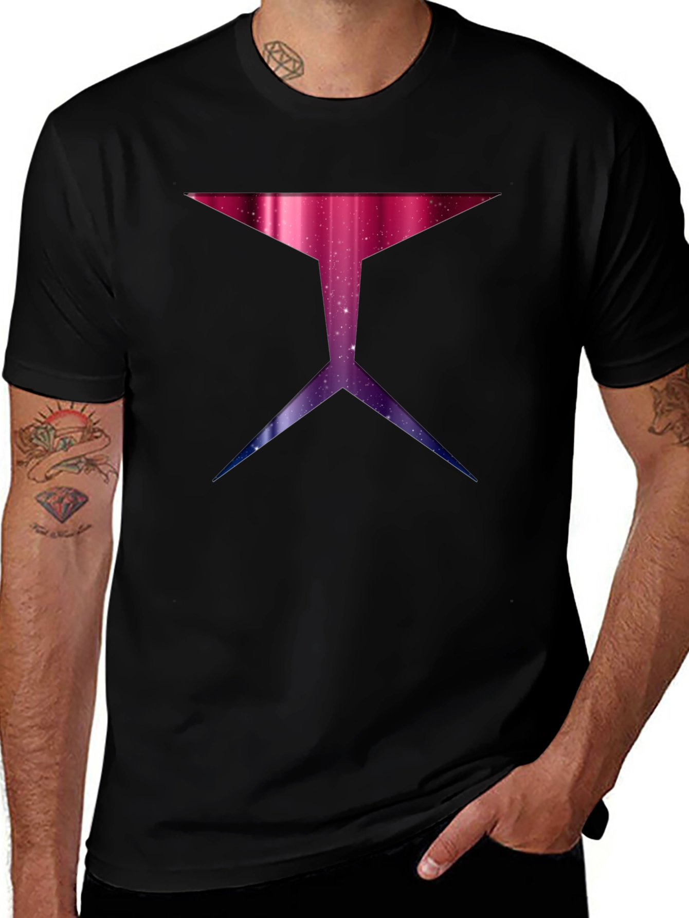 Cosmic Black Widow Tee