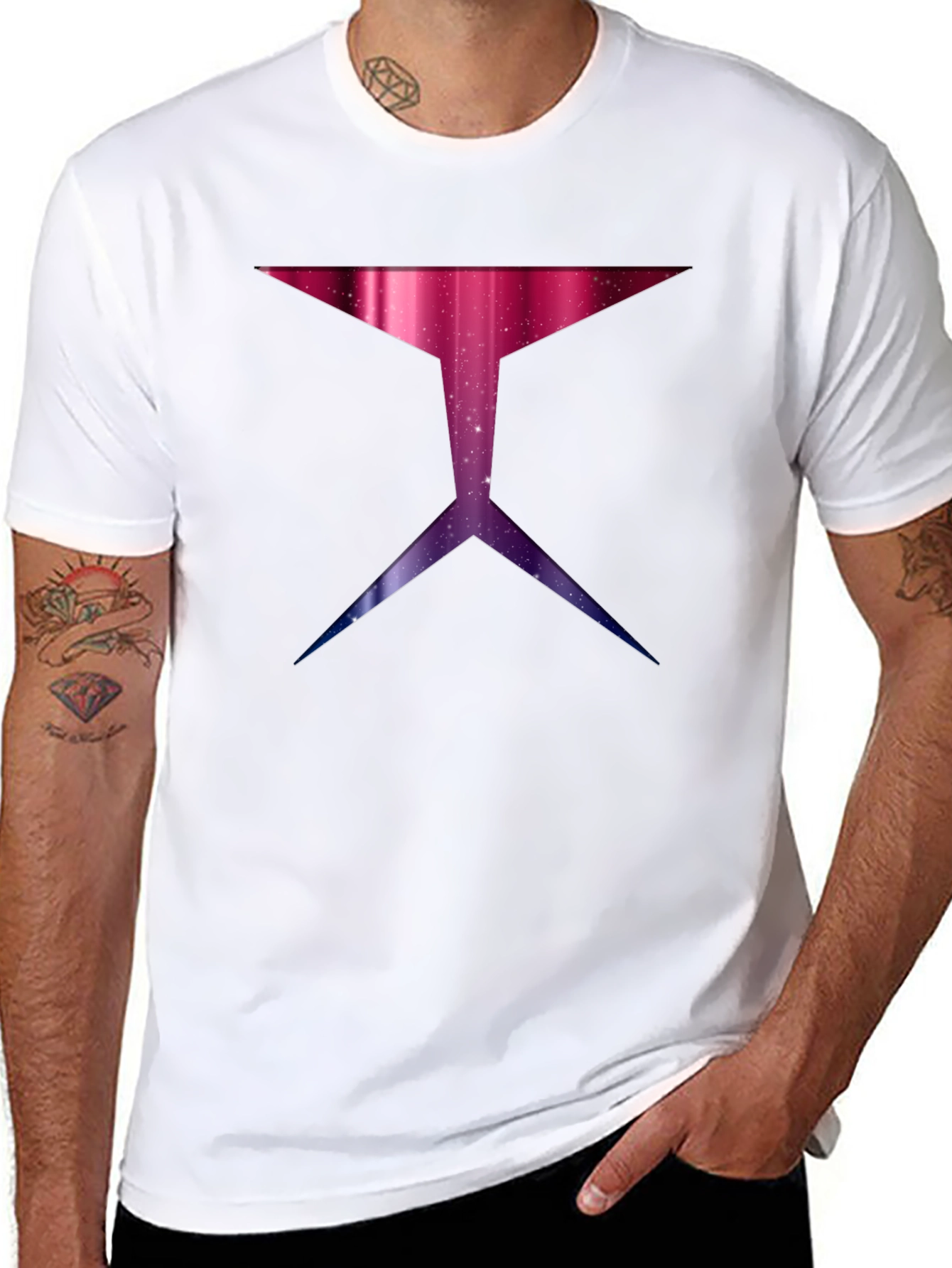 Cosmic Black Widow Tee