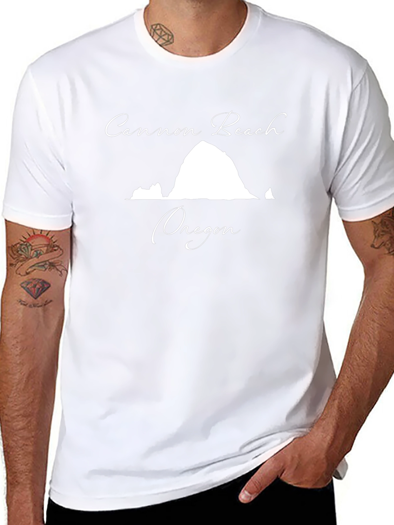 Cannon Beach Oregon Graphic Tee