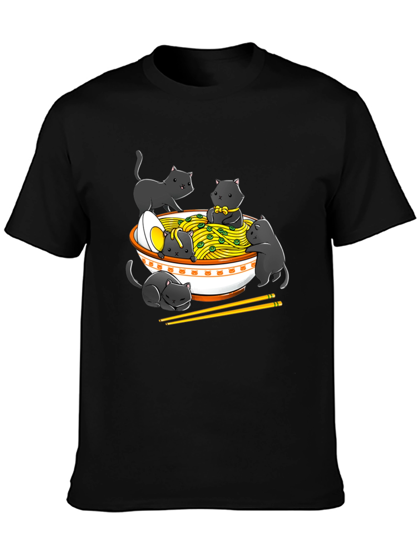 Ramen Cat T-Shirt - Unique Graphic Tee