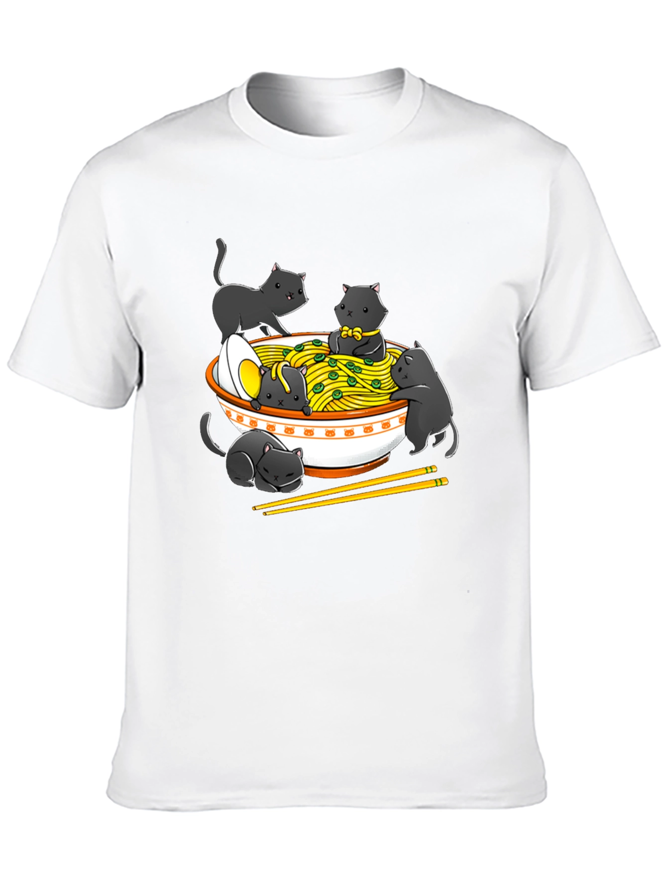 Ramen Cat T-Shirt - Unique Graphic Tee