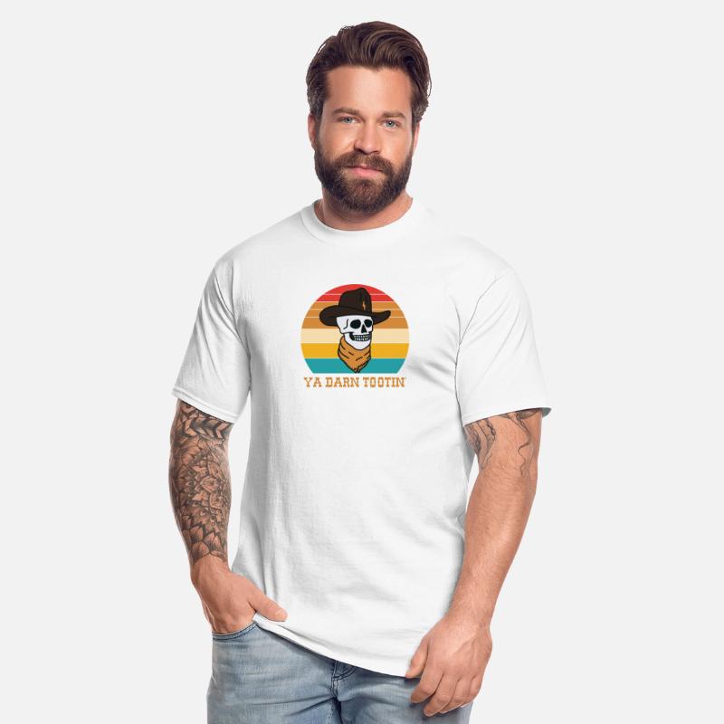 Ya Darn Tootin' Cow Skeleton Sunset