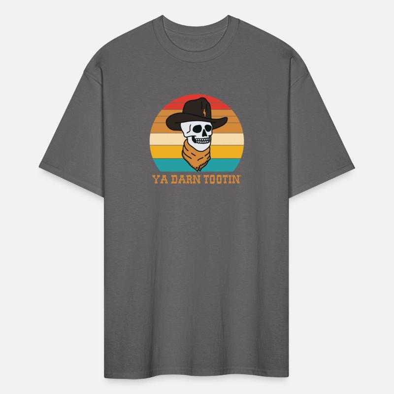 Ya Darn Tootin' Cow Skeleton Sunset