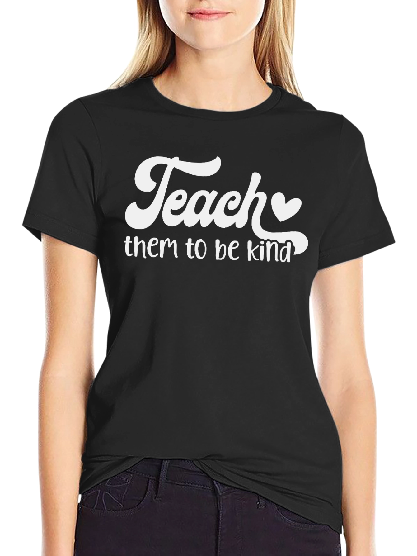 Teach Them To Be Kind Graphic T-Shirt