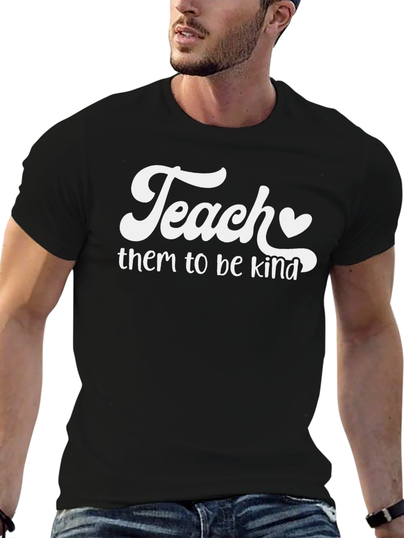 Teach Them To Be Kind Graphic T-Shirt