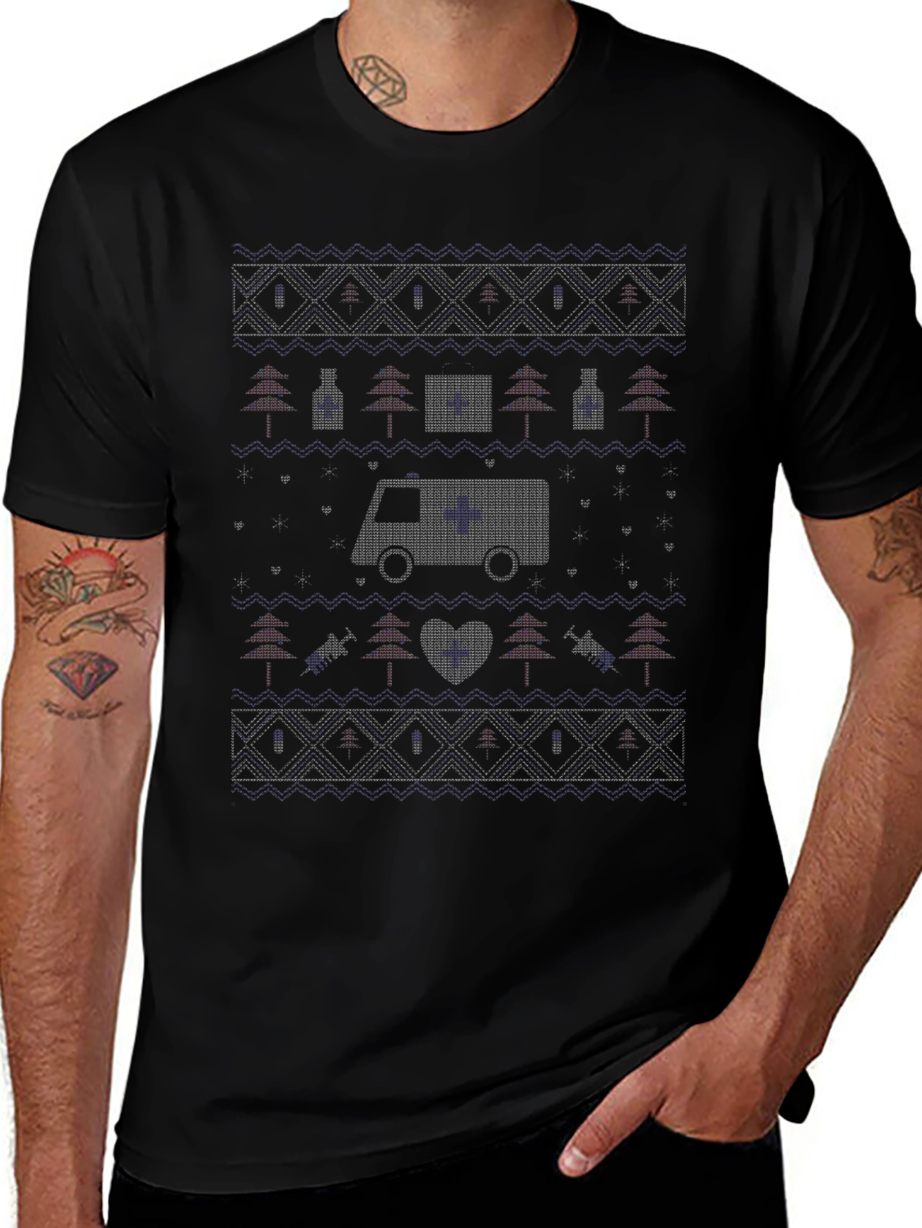 Medical Ugly Christmas T-Shirt