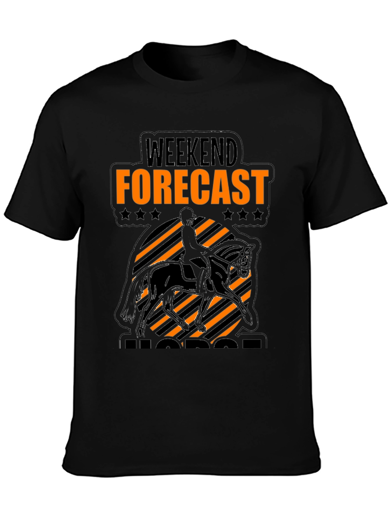 Weekend Forecast Horse Riding T-Shirt